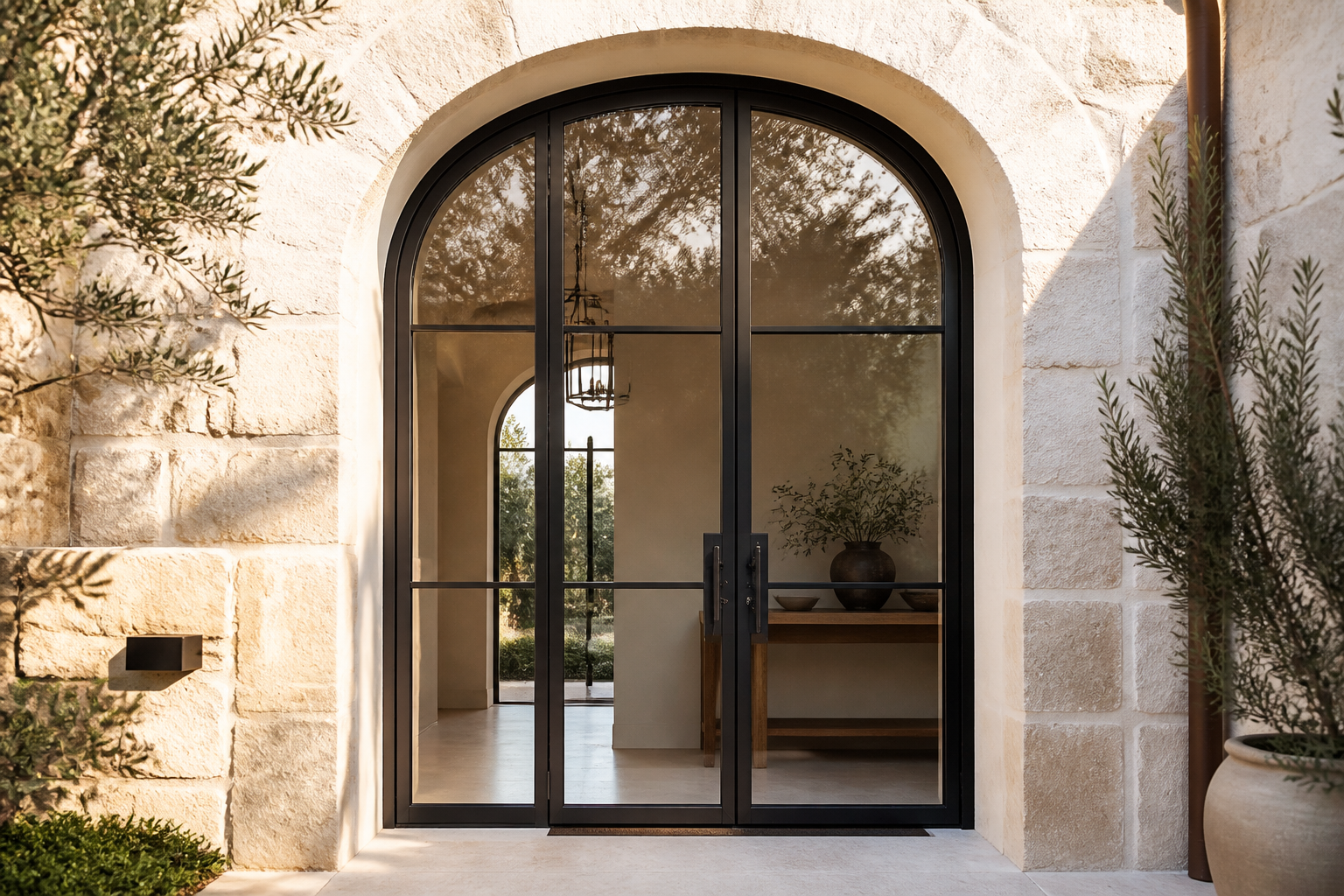VLX 100 Arched / Custom Door in Fort Lauderdale, FL | Westlight Windows Fort Lauderdale - detail 3