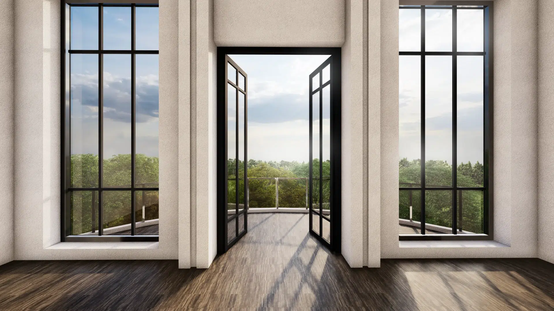 VLX 100 Double Swing / French Door in Fort Lauderdale, FL | Westlight Windows Fort Lauderdale - detail 1