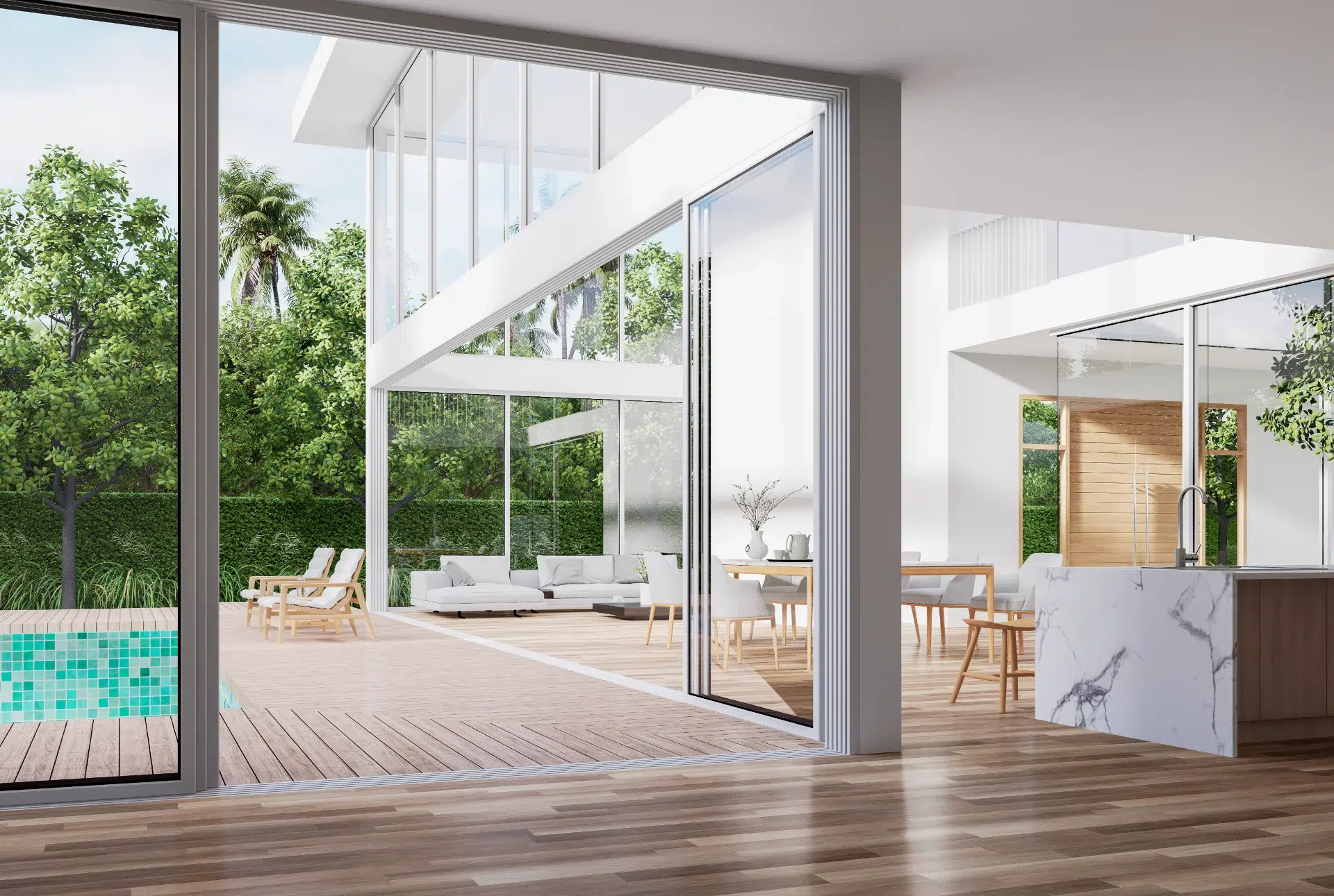 VLX 138 Panoramic Sliding Door in Fort Lauderdale, FL | Westlight Windows Fort Lauderdale - detail 1