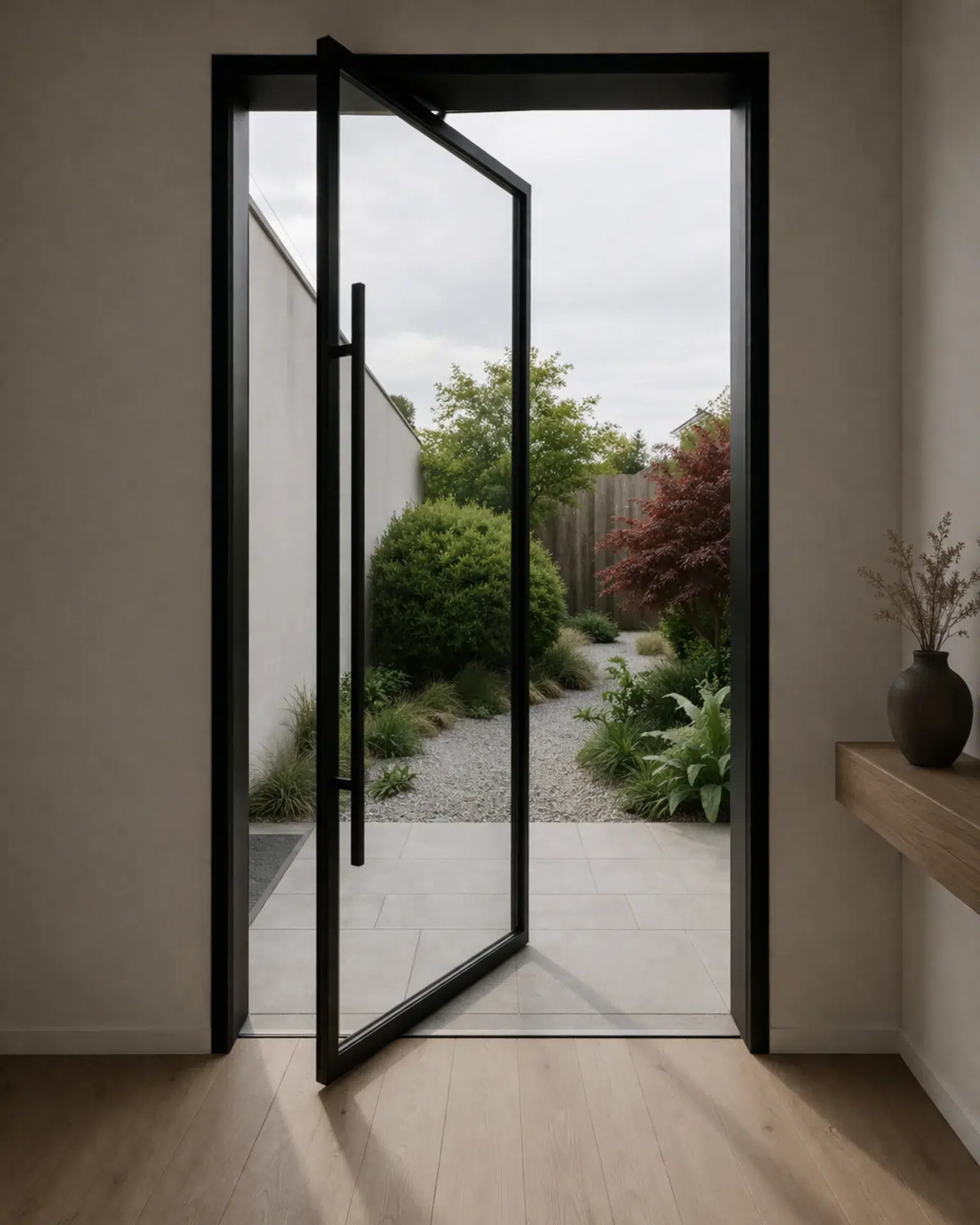 VLX 100 Pivot Door in Fort Lauderdale, FL | Westlight Windows Fort Lauderdale - detail 1